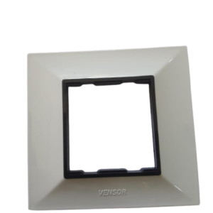VENSOR- 130102-IIIV Vinixa Glaze 2 Module Plate White HSN: 85389000