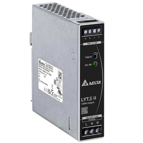 DELTA- DRL-24V240W1EN , 24Vdc 10A, DIN Rail LYTE II Series